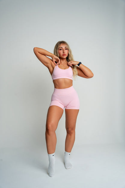 Evolve Pink Scrunch Shorts
