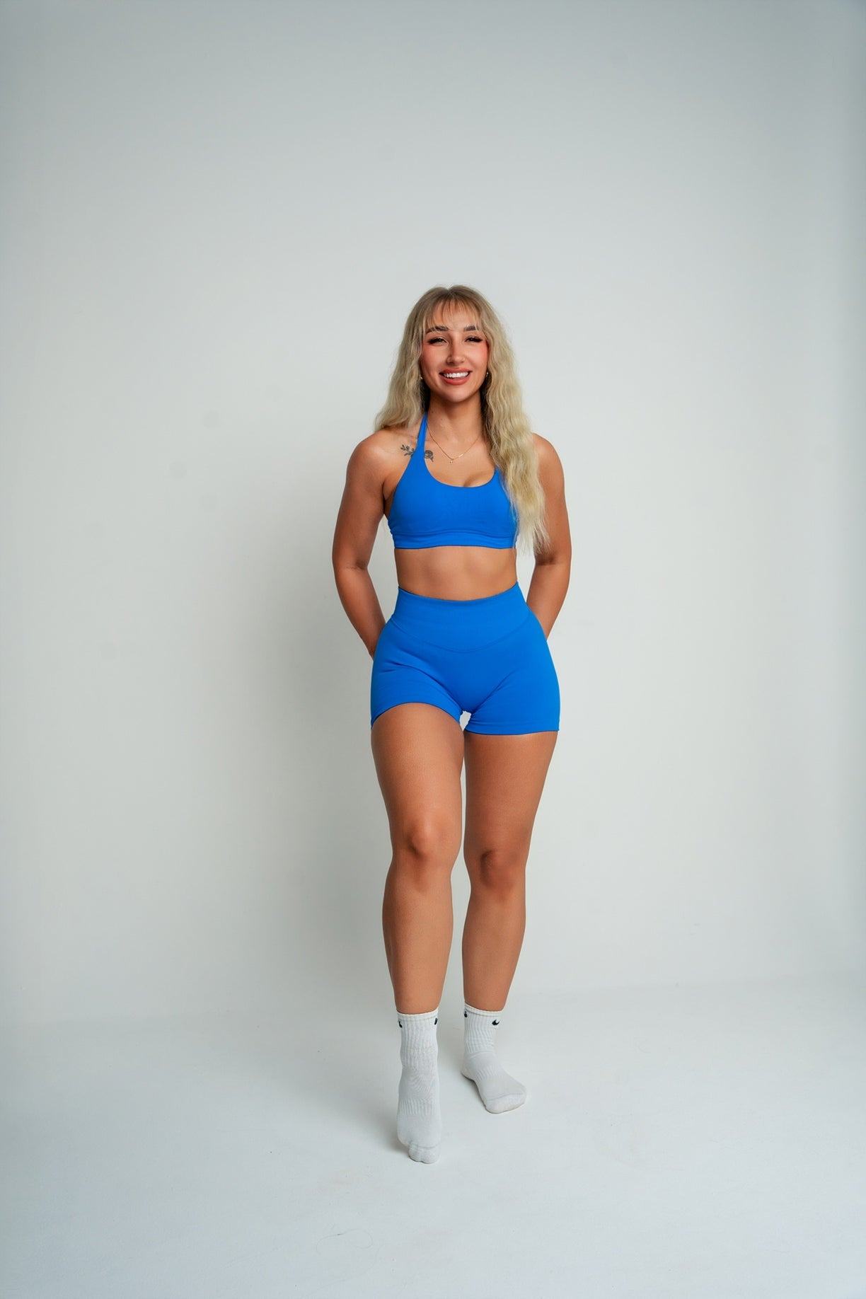 Evolve Royal Blue Scrunch Shorts