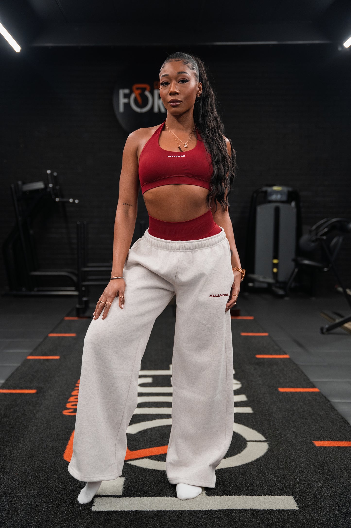 Evolve Grey Wide Leg Joggers