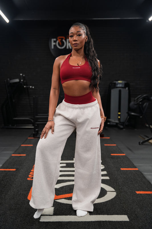 Evolve Grey Wide Leg Joggers