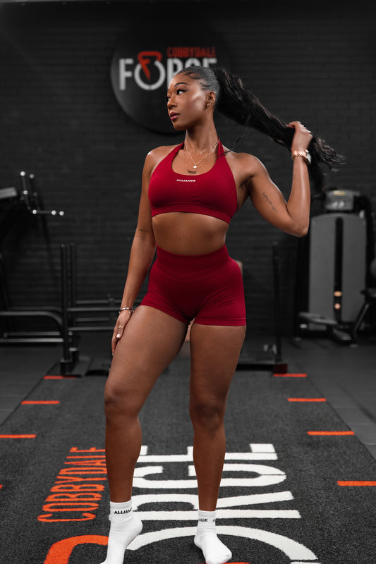 Evolve Red Sports Bra
