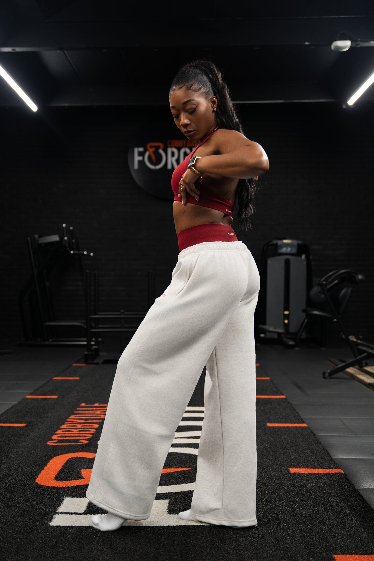 Evolve Grey Wide Leg Joggers