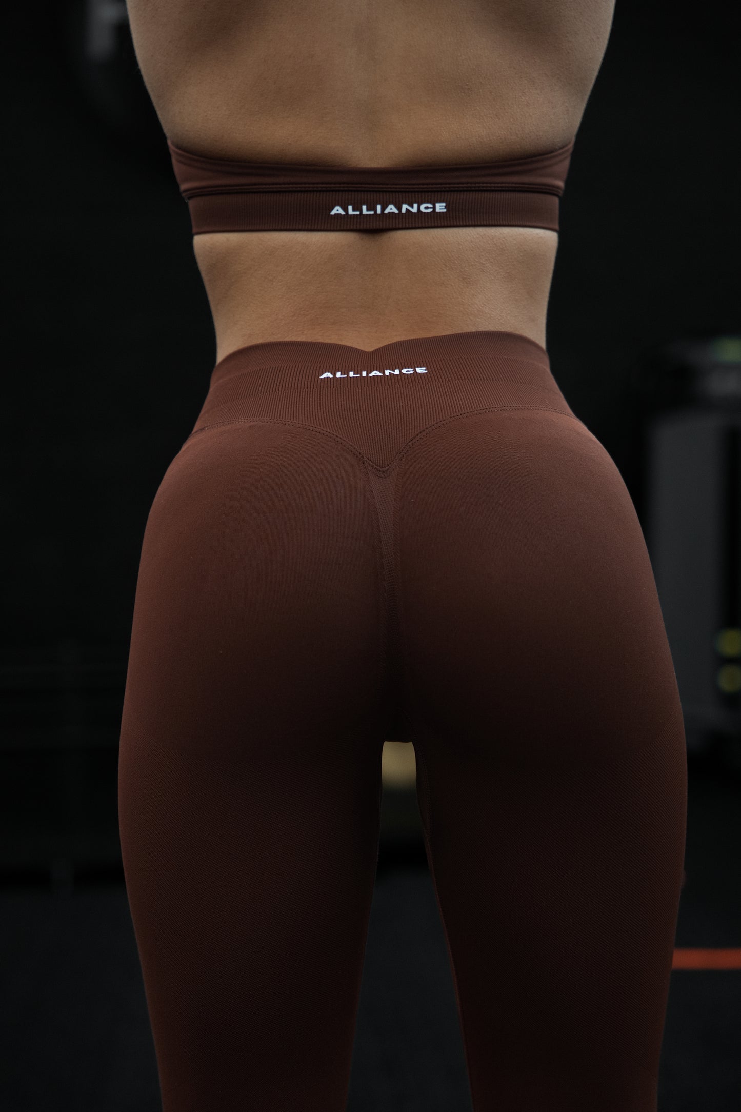 Evolve Brown Scrunch Leggings
