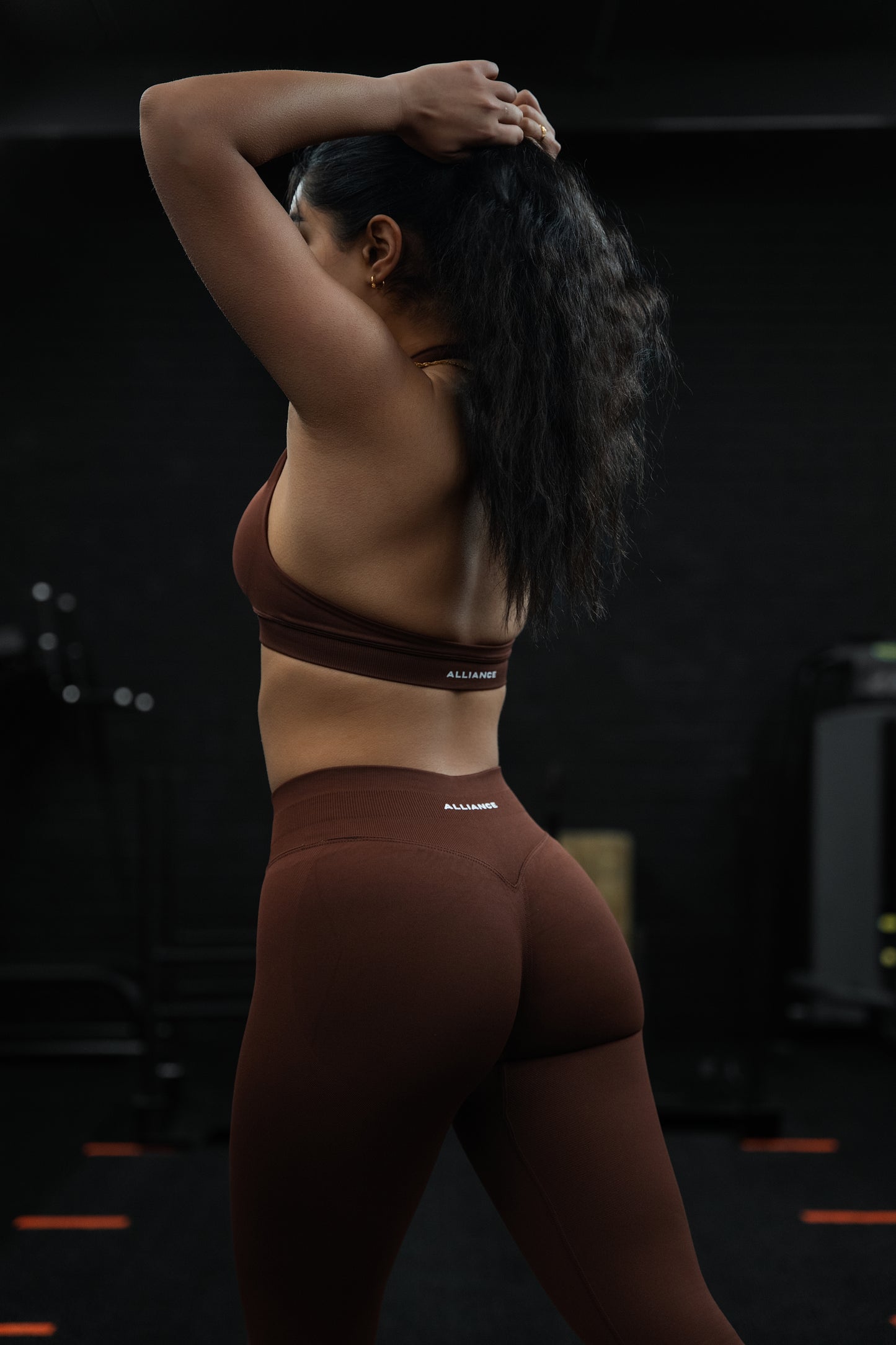 Evolve Brown Scrunch Leggings