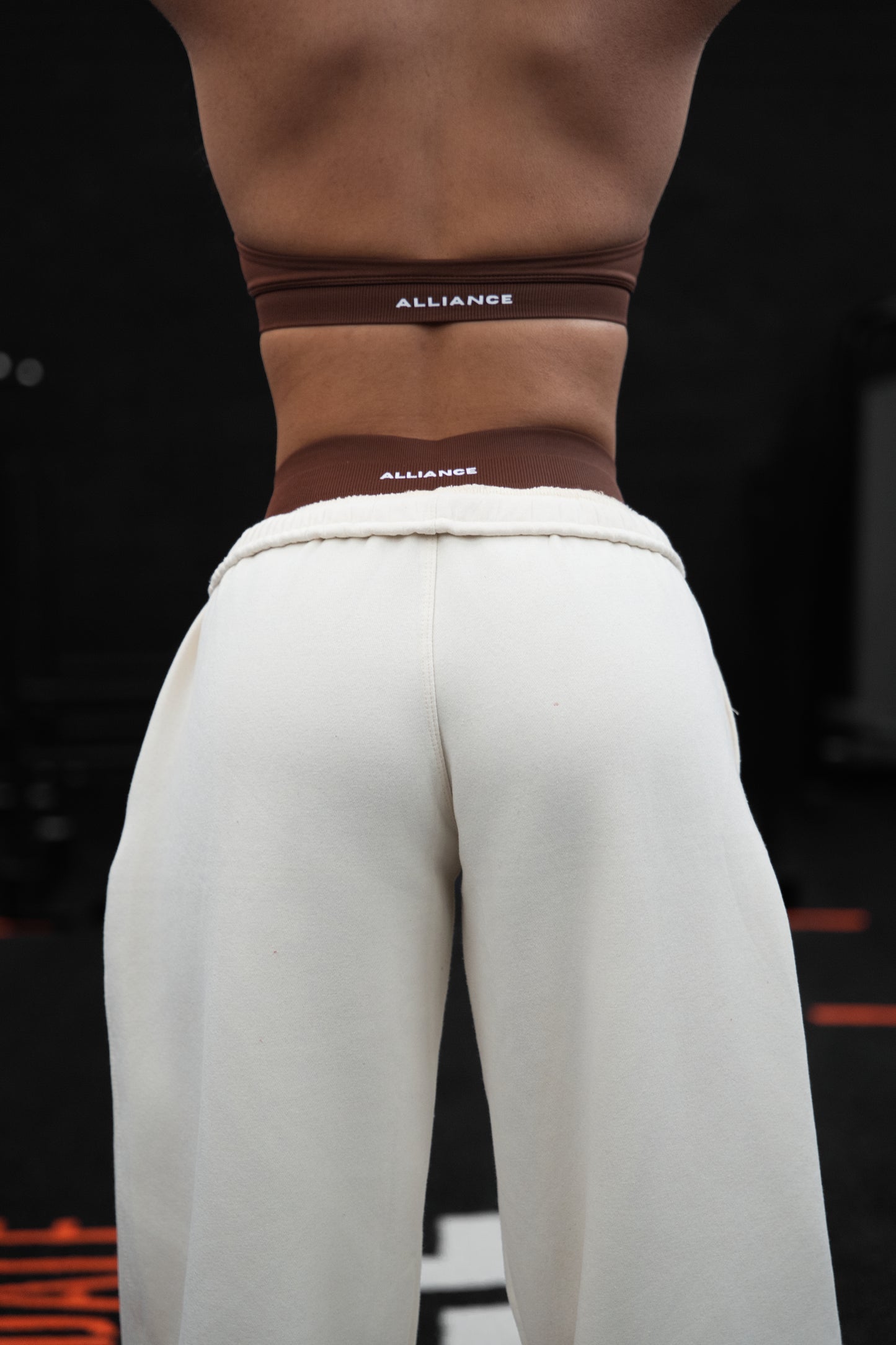 Evolve Cream Wide Leg Jogger