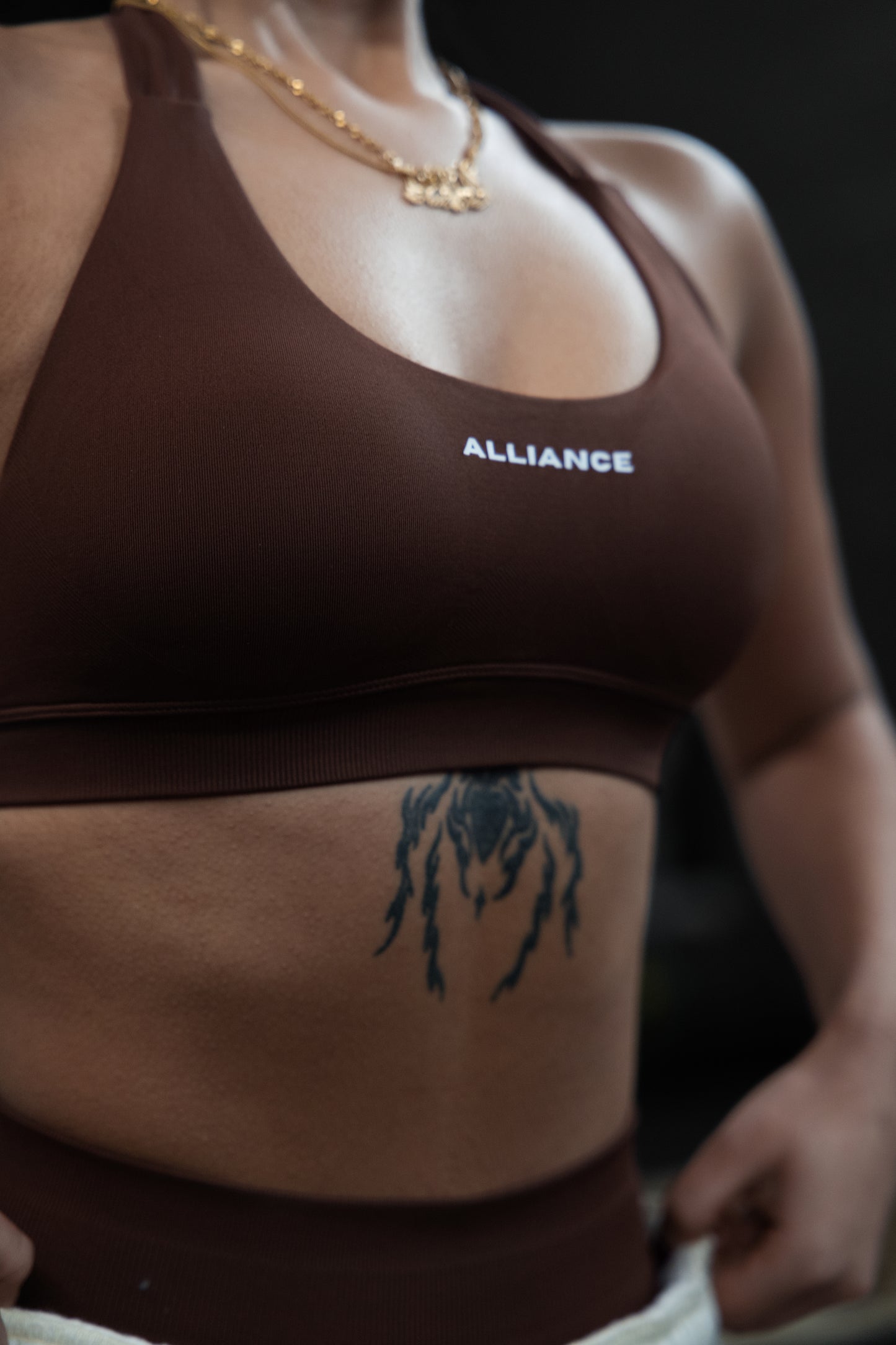 Evolve Brown Sports Bra
