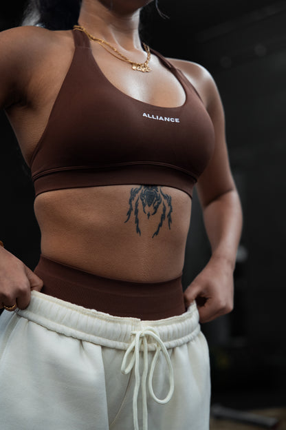 Evolve Brown Sports Bra